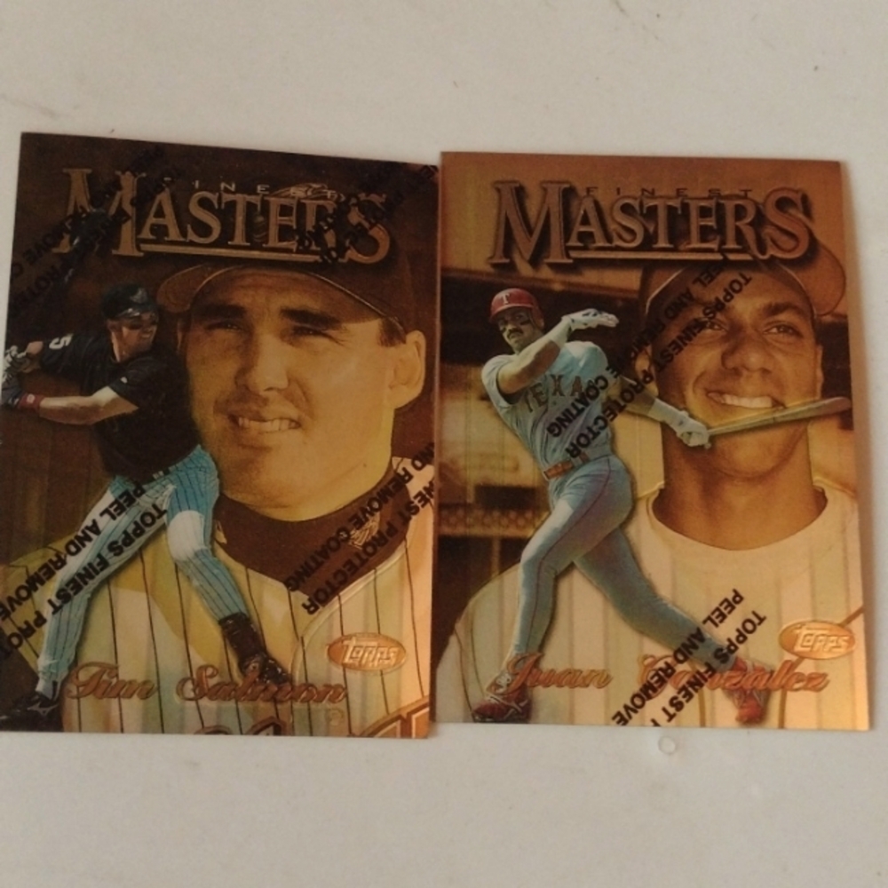 Tim salmon &Juan Gonzalez BB CARDS